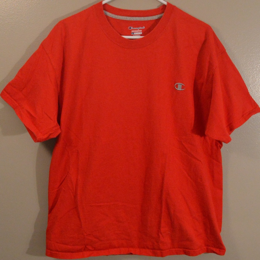 Champion Athletic Shirt Embroidered Gym Running